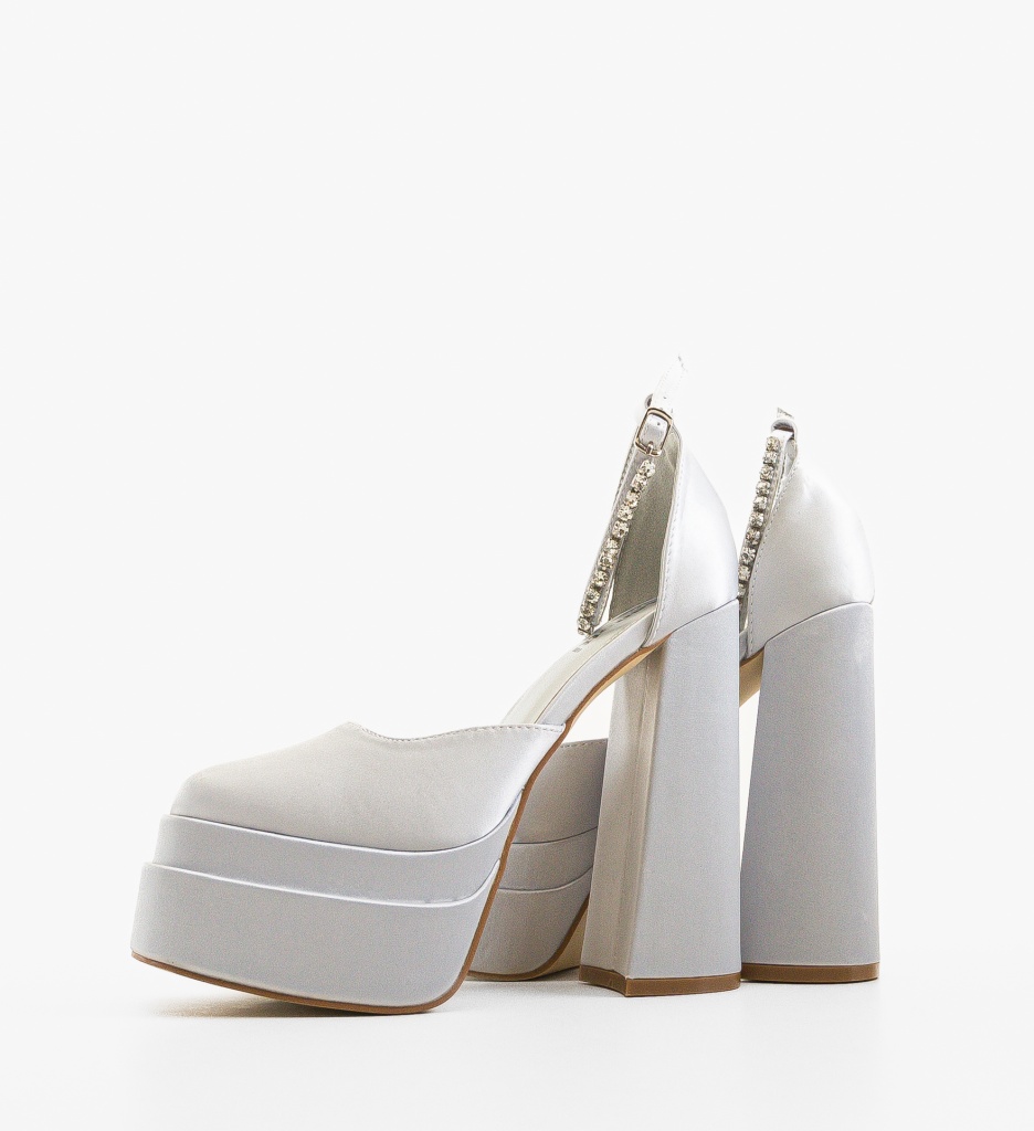 Pantofi Vestrok Gri cu Toc - Eleganță Modernă - imagine 3