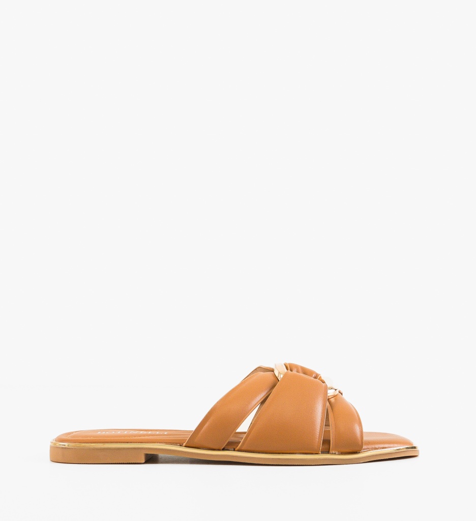 Papuci dama Kypa Camel - Confort și Eleganță - imagine 6