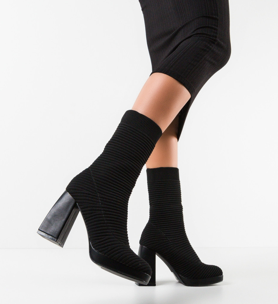 Cizme Dama Erok Negre | Eleganță și Stil - imagine 3