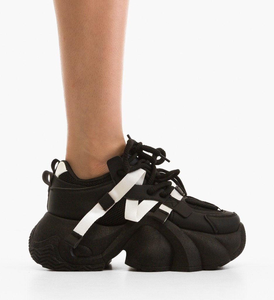 Sneakers Dama Thild Negri | Confort si Stil - imagine 5