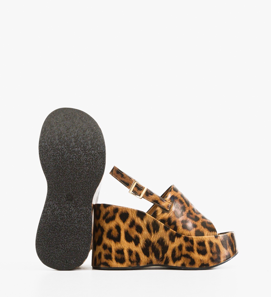 Platforme Haydn Animal Print - Stil Urban - imagine 3
