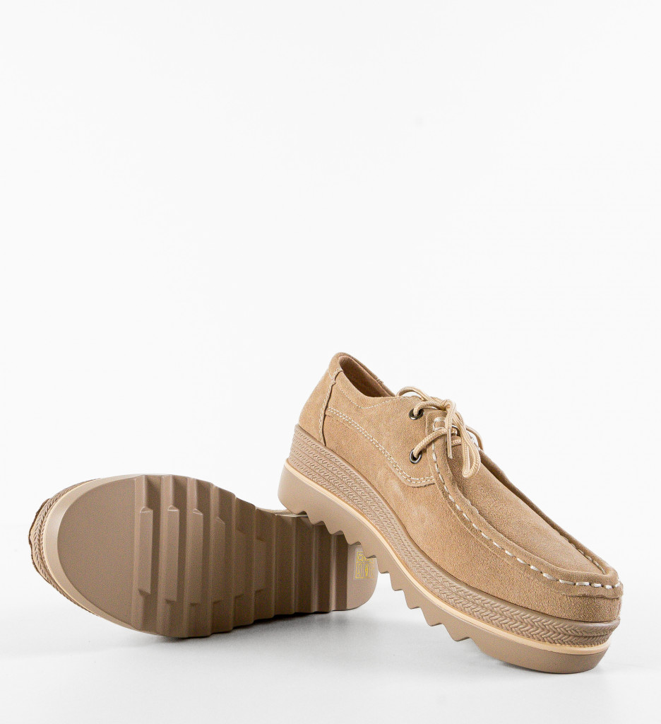 Pantofi Casual Sagrio Bej - Confort și Stil - imagine 11