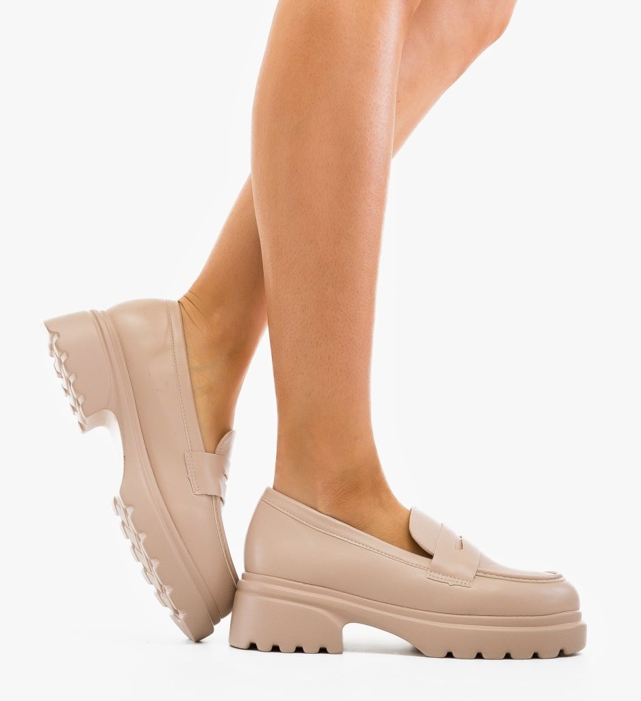 Pantofi Casual Dama Nowe Bej | Confort & Stil - imagine 4