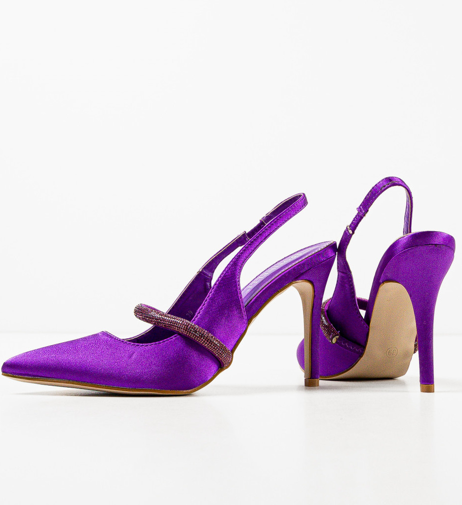 Pantofi Toc Calvin Mov - Eleganță Asigurată - imagine 7