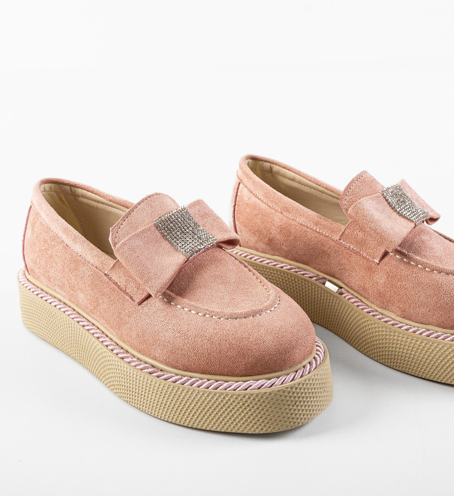 Pantofi Casual Sofia Roz - Confort și Stil - imagine 10