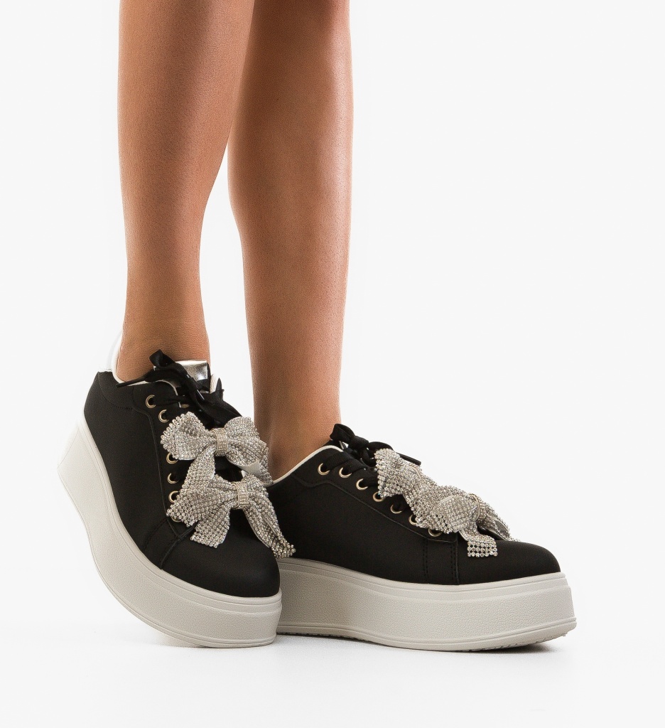 Sneakers Dama Hillam Negri - Stil Urban Activ