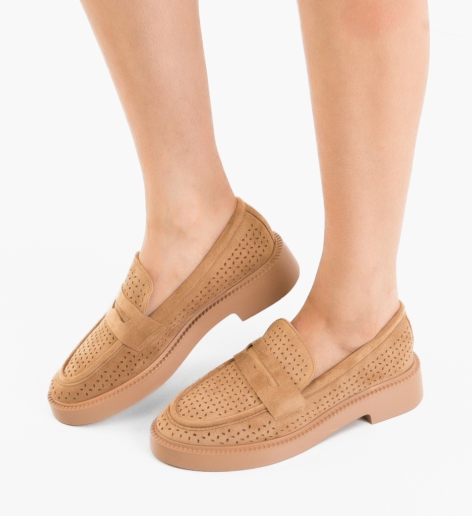 Pantofi Casual Rehid Khaki - Confort și Stil - imagine 3