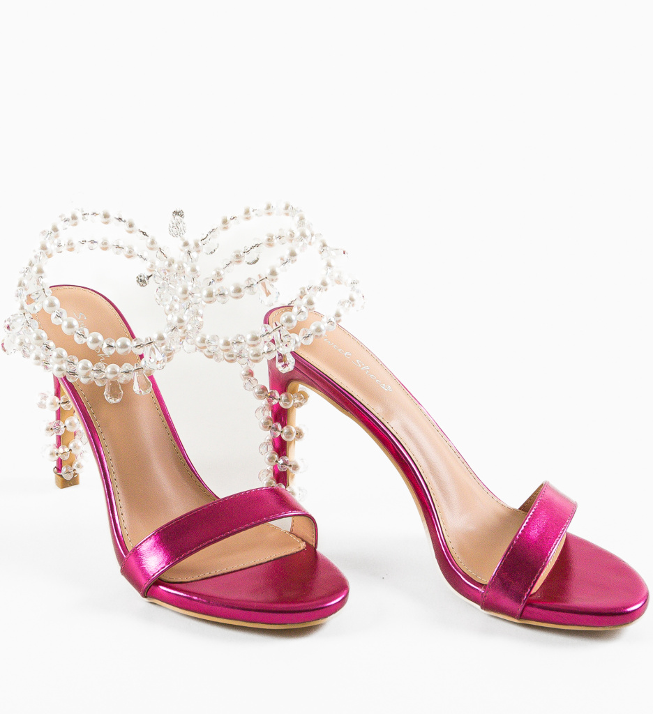 Sandale Uche Fuchsia - Eleganță și Stil - imagine 6