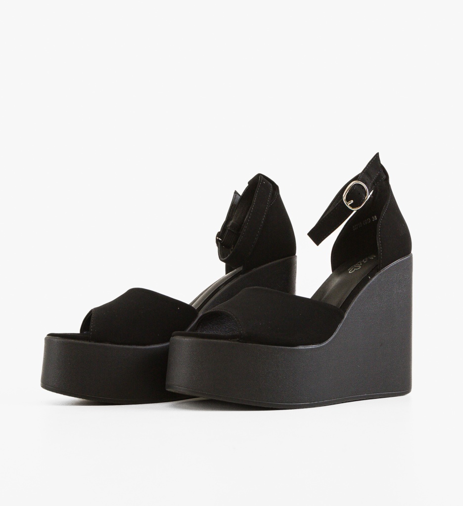 Platforme Zamir Negre | Stil Asigurat - imagine 4