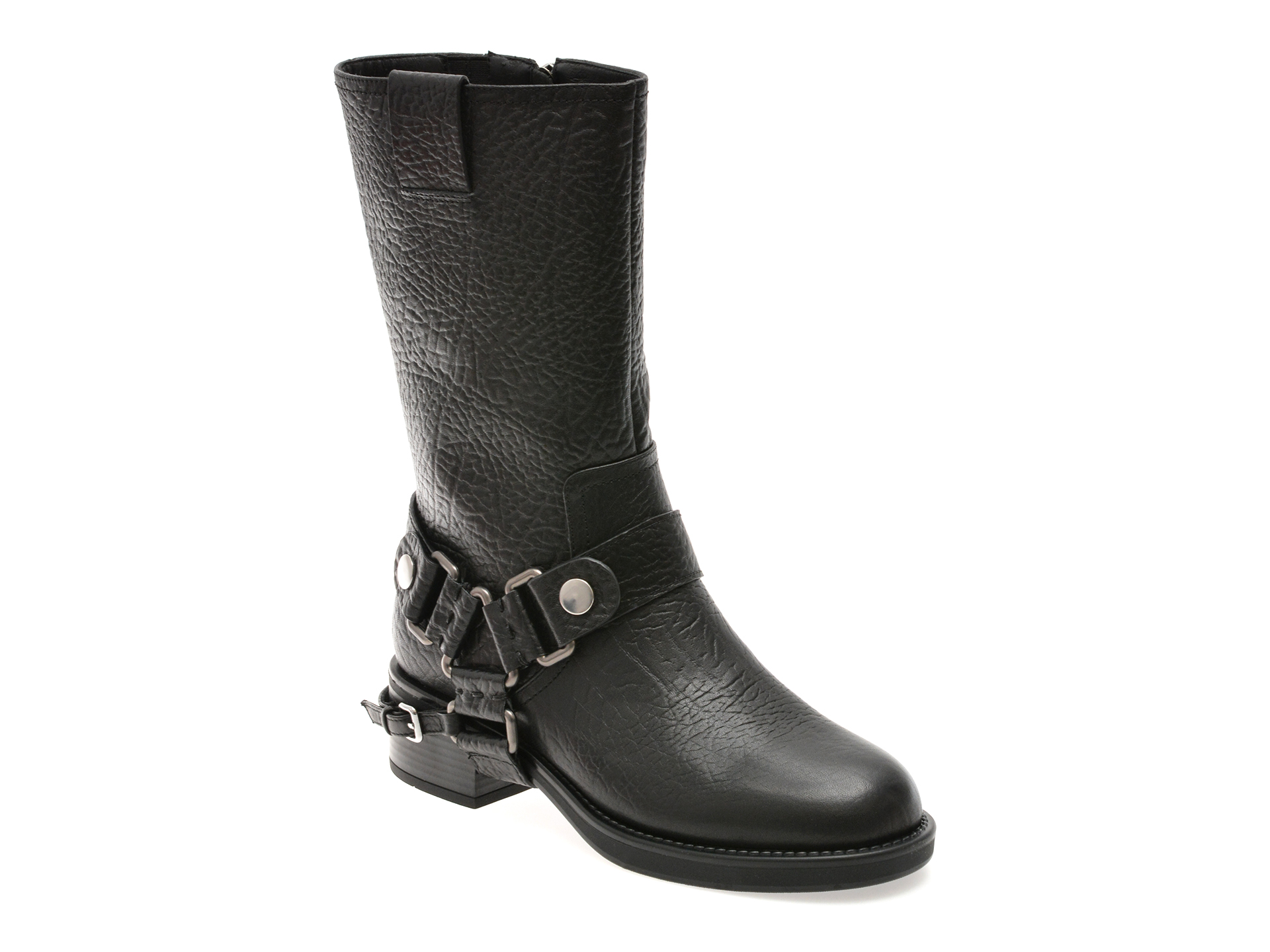 Cizme GRYXX negre din piele naturală