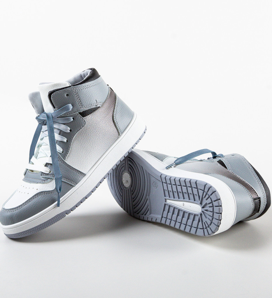 Sneakers Dama Galvan Gri - Confort & Stil - imagine 8