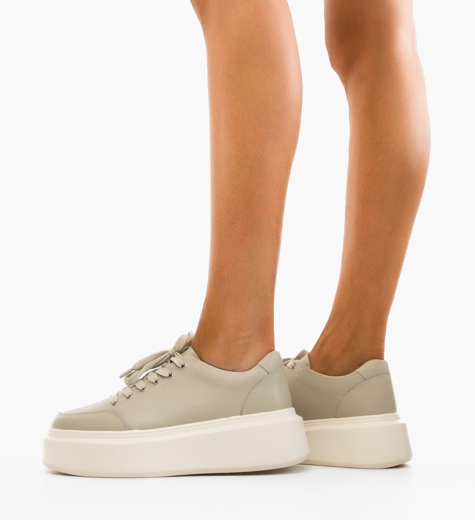 Sneakers Dama Etta Gri | Stil și Confort - imagine 2