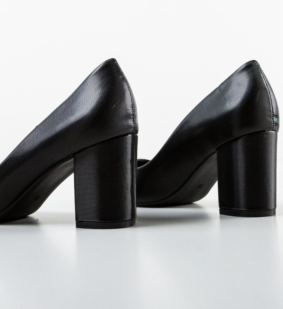 Pantofi Keri Negri cu Toc | Eleganță Urbană - imagine 5
