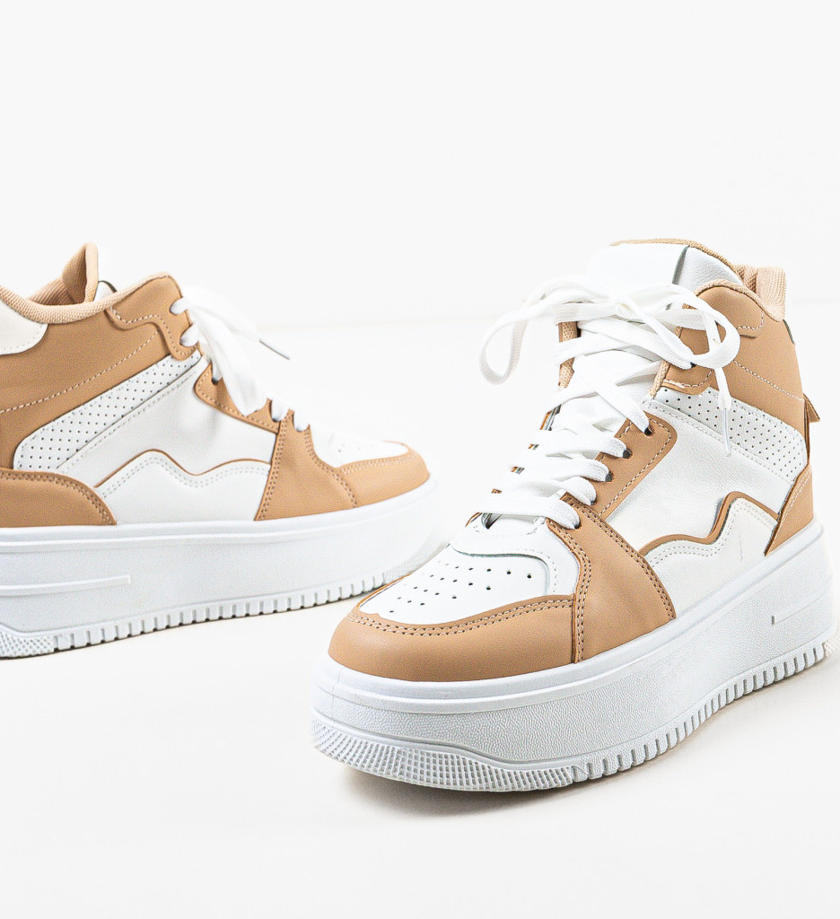 Sneakers Dama Alfred Bej - Confort și Stil - imagine 8