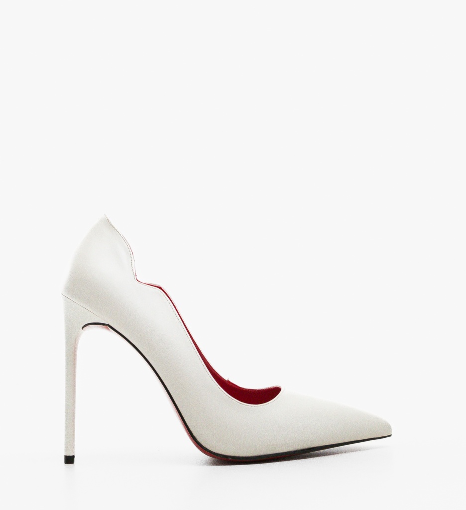 Pantofi Dudyn Albi Eleganți cu Toc - imagine 4