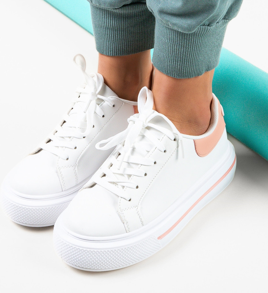 Sneakers Dama Rivers Roz - Confort și Stil - imagine 4
