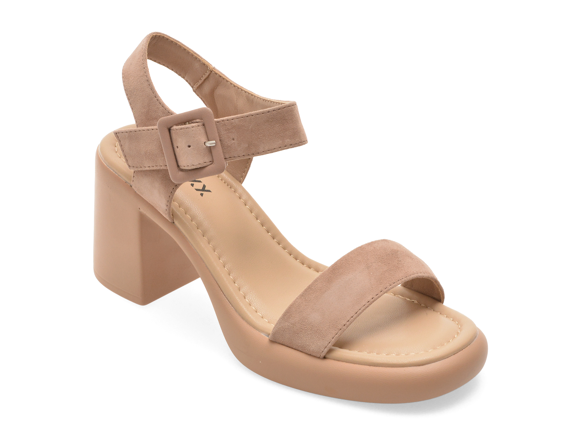 Sandale GRYXX JL65 Nude Piele Întoarsă Elegante