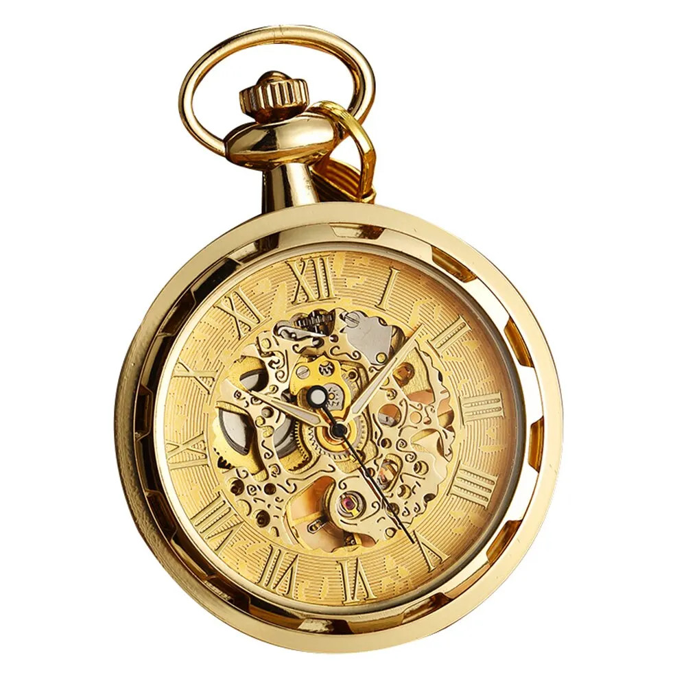 Ceas de buzunar Delis CS1712 Retro Vintage, mecanic
