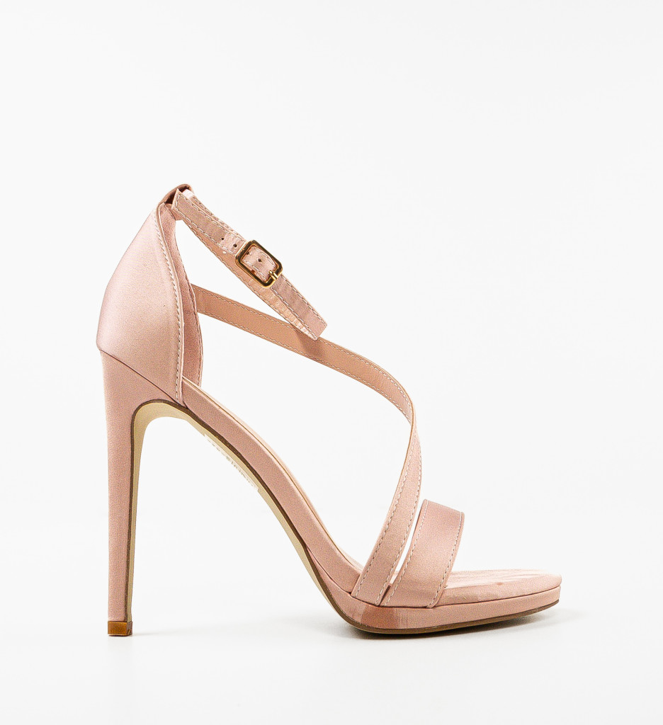 Sandale Toc Lindon Nude - Eleganță și Stil - imagine 4