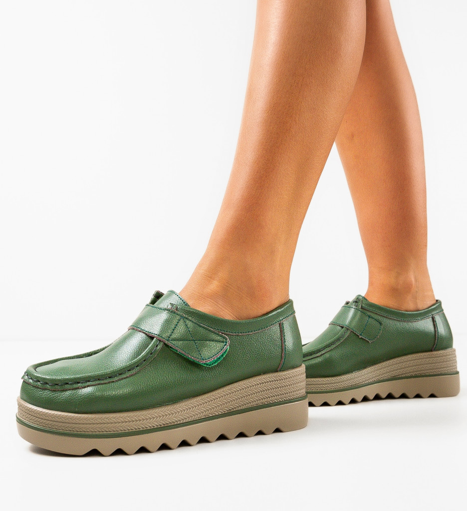 Pantofi Casual Verzi Straif - Confort și Stil