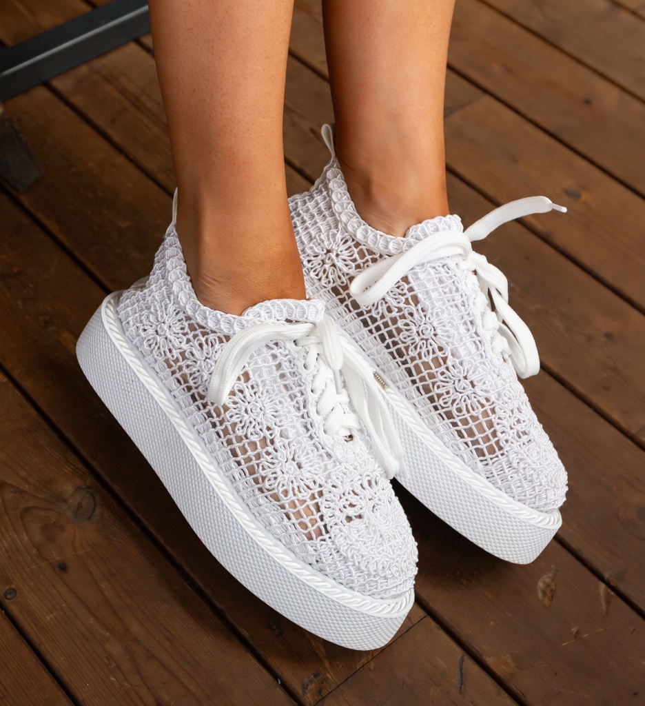 Pantofi Casual Ystory Albi - Confort și Stil