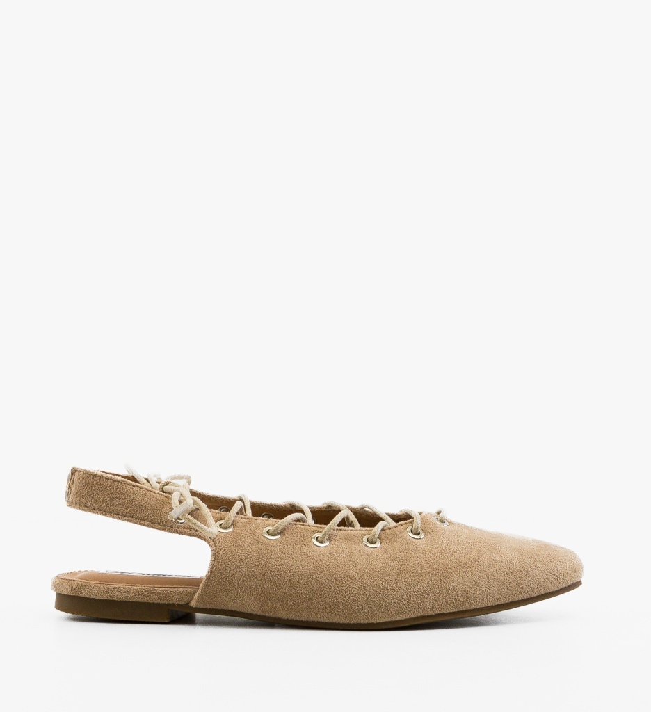 Balerini Dama Pakkele Bej – Confort Casual - imagine 2