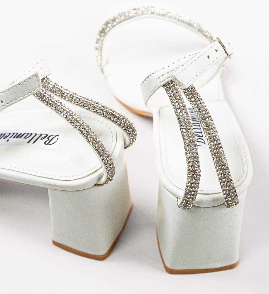 Sandale Toc Aqsa Albe | Elegante - imagine 11