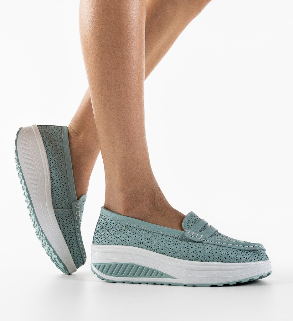 Pantofi Casual Fyrya Verzi - Confort și Stil - imagine 2