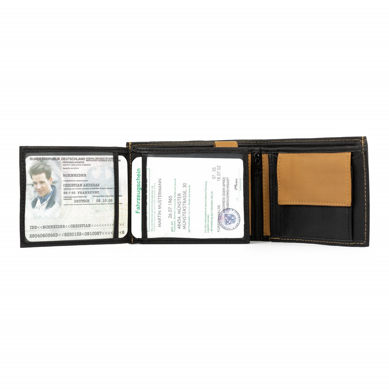 Portofel Barbati Delis Piele Naturala PT992 - imagine 4