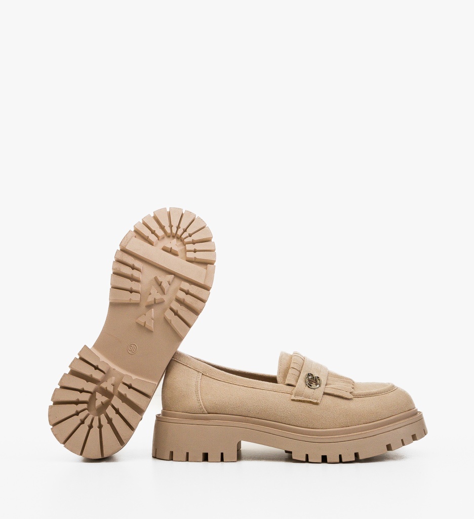 Pantofi Casual Dama Obyne Bej | Confort & Stil - imagine 7