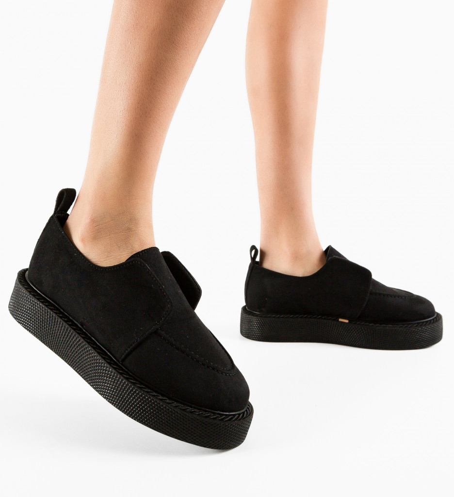 Pantofi Casual Hayter Negri - Confort și Stil - imagine 3