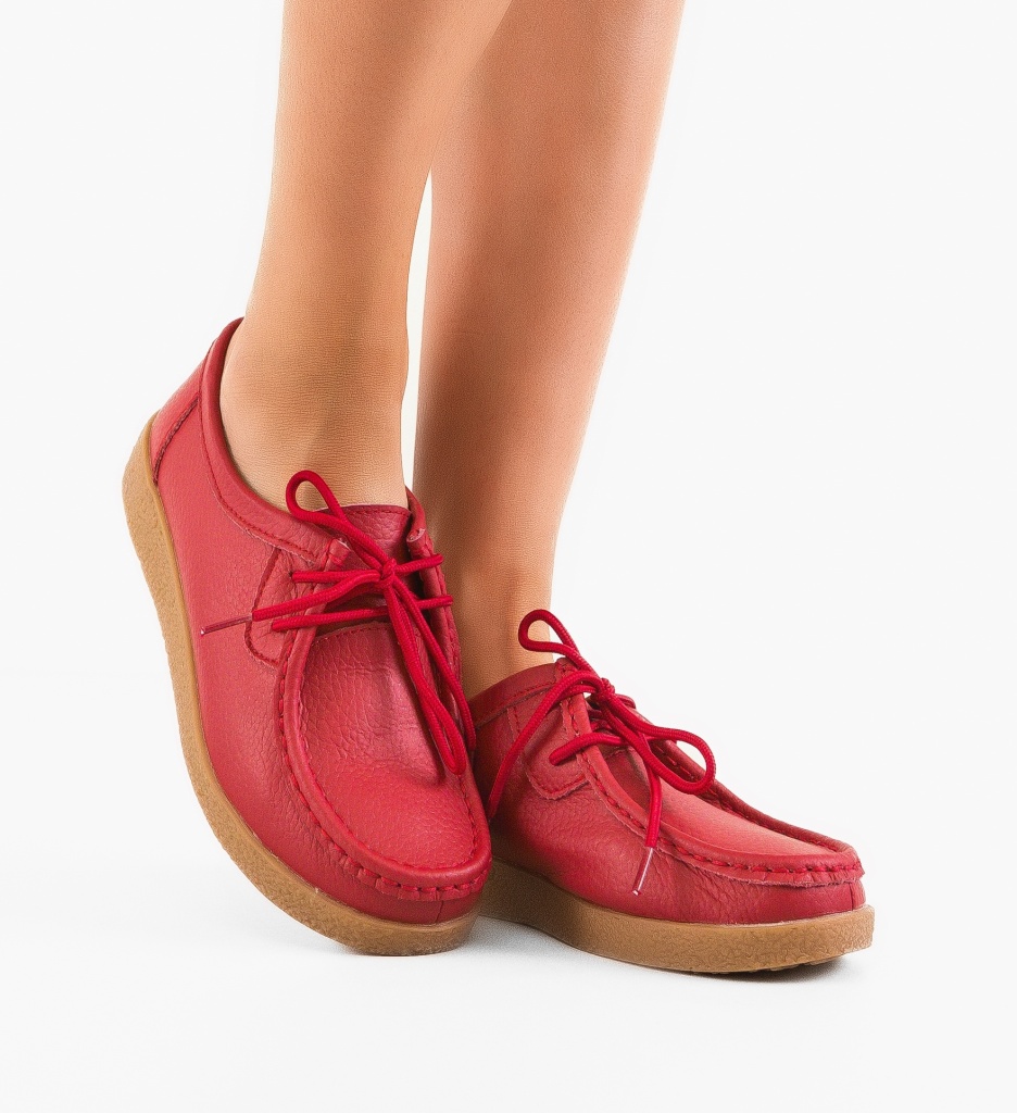Pantofi Casual Niko Rosii - Stil și Confort