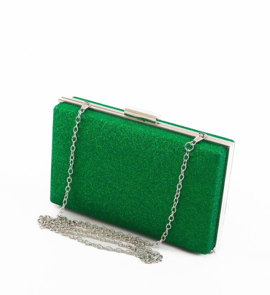 Geanta Plic Verde - Eleganță și Stil Modern - imagine 5