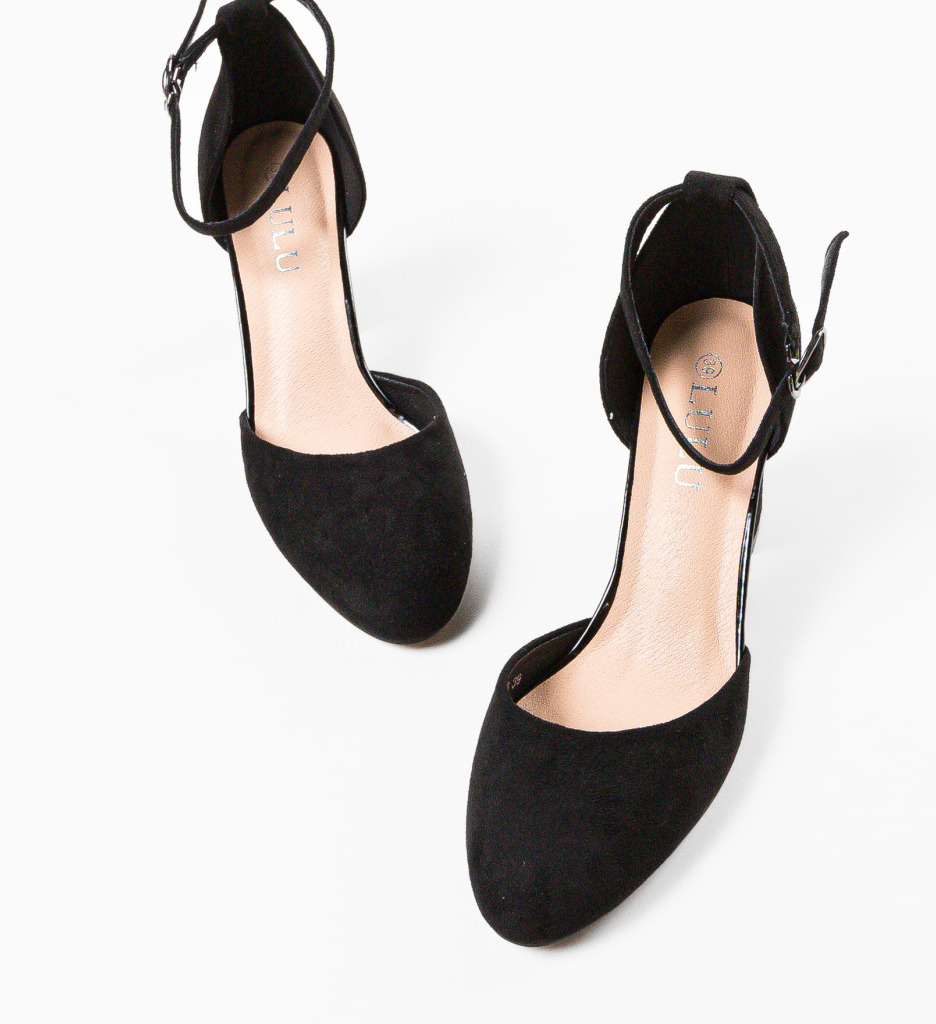 Pantofi Uneraya Negri cu Toc - Eleganță Asigurată - imagine 6