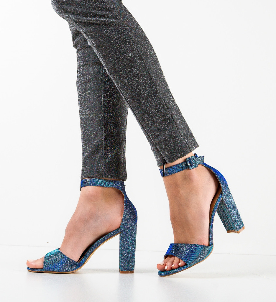 Sandale Voyay Albastre Elegante - imagine 3