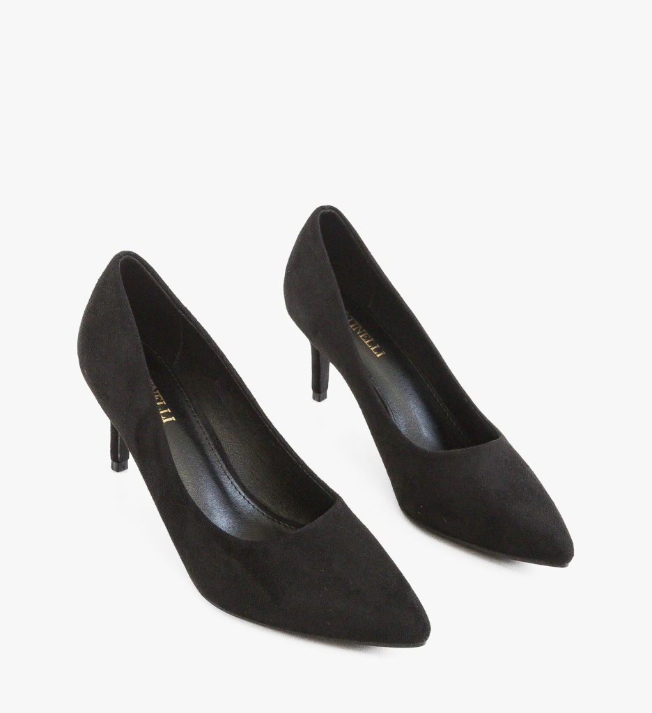 Pantofi Cheloo Negri cu Toc Eleganți - imagine 3