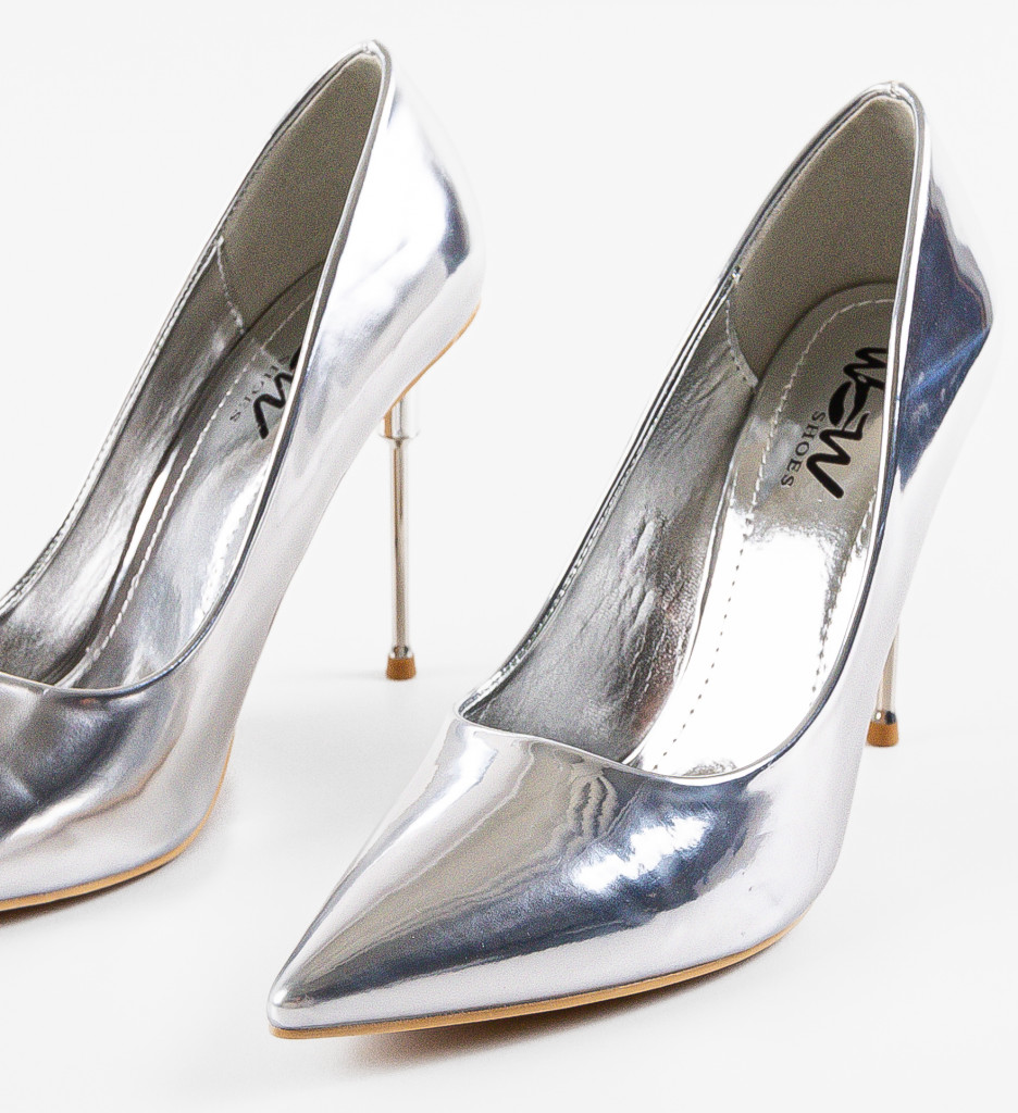 Pantofi Pascar Argintii - Eleganță și Stil - imagine 7