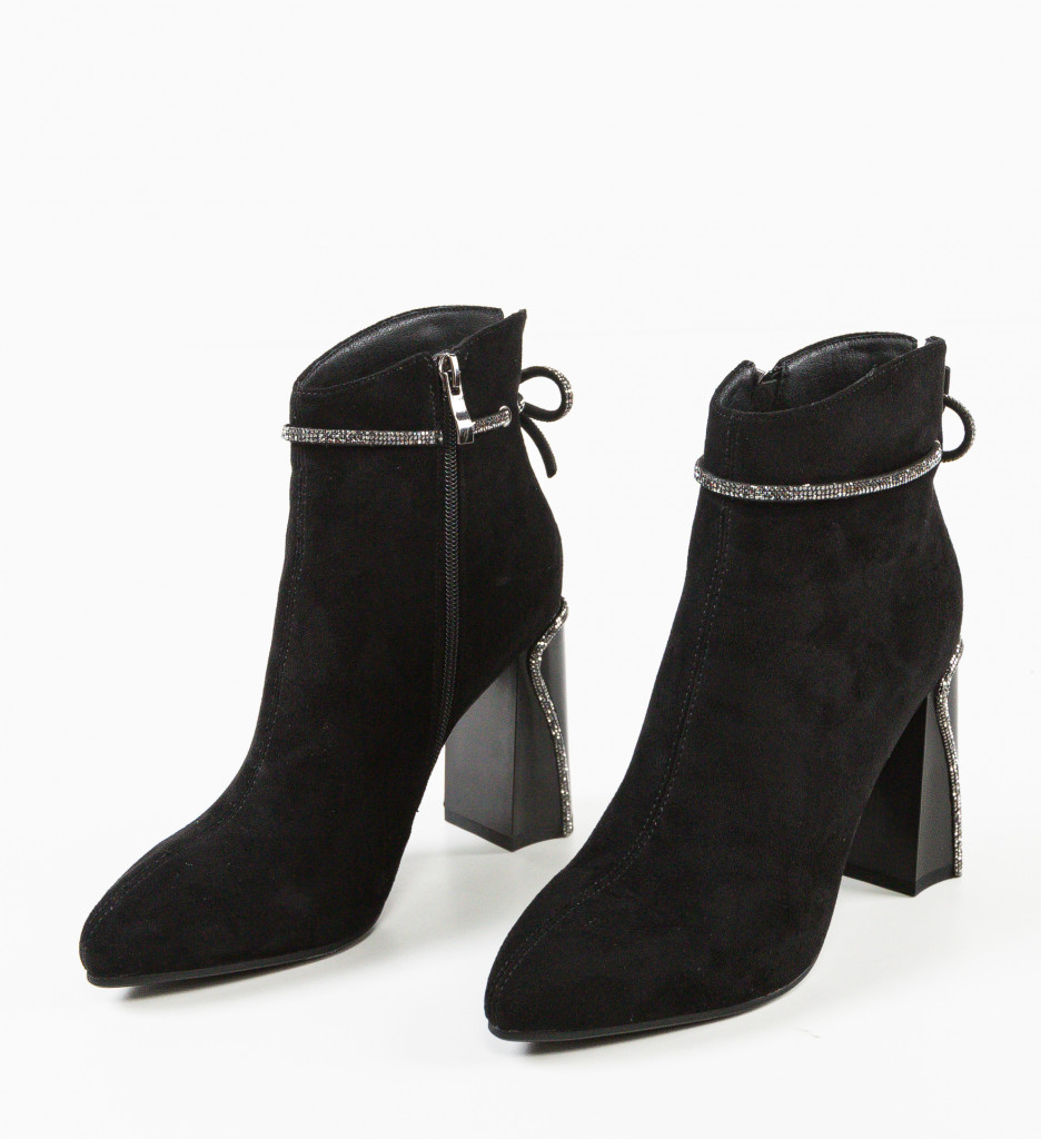 Botine Dama Ephraim Negre - Eleganță și Stil - imagine 7