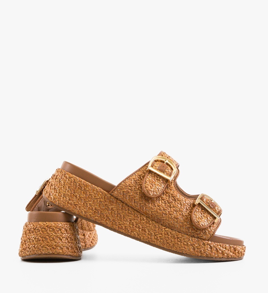 Papuci Dama Ucrey Camel Eleganți și Confortabili - imagine 2