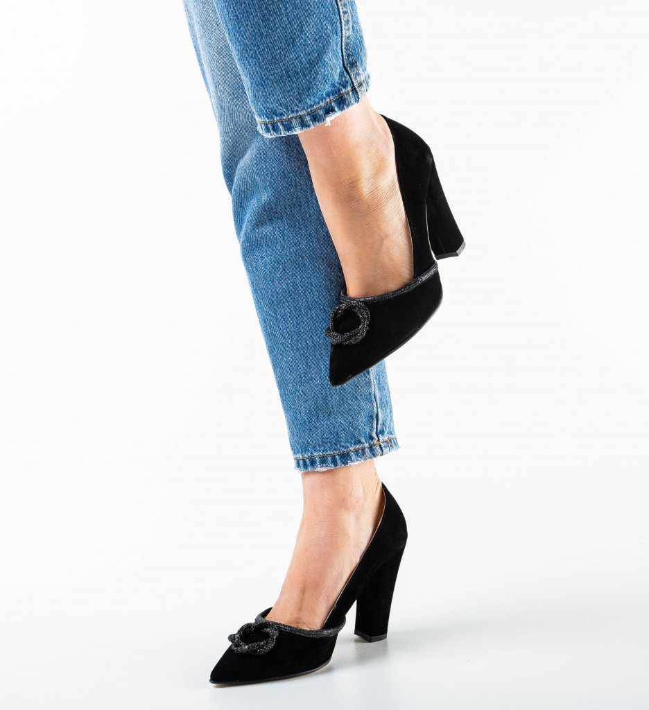 Pantofi Amintire Negri - Eleganță și Stil - imagine 3