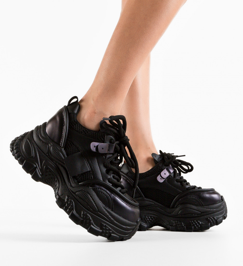 Sneakers Dody Dama Negri | Confort și Stil - imagine 3