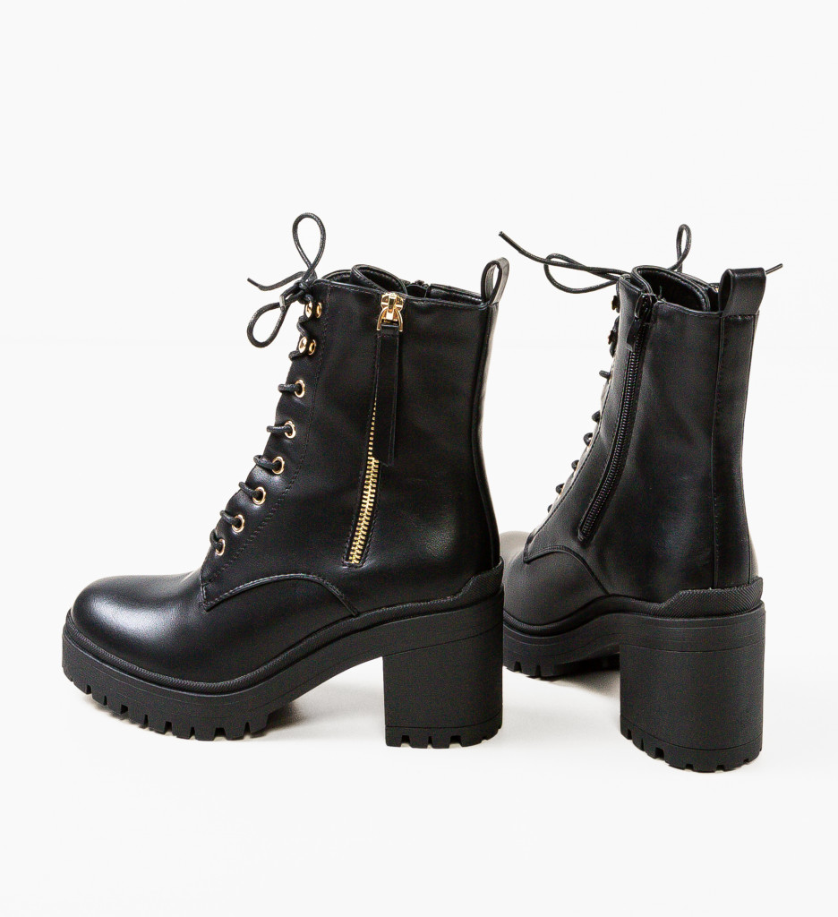 Botine Dama Rita Negre - Eleganță și Stil - imagine 7