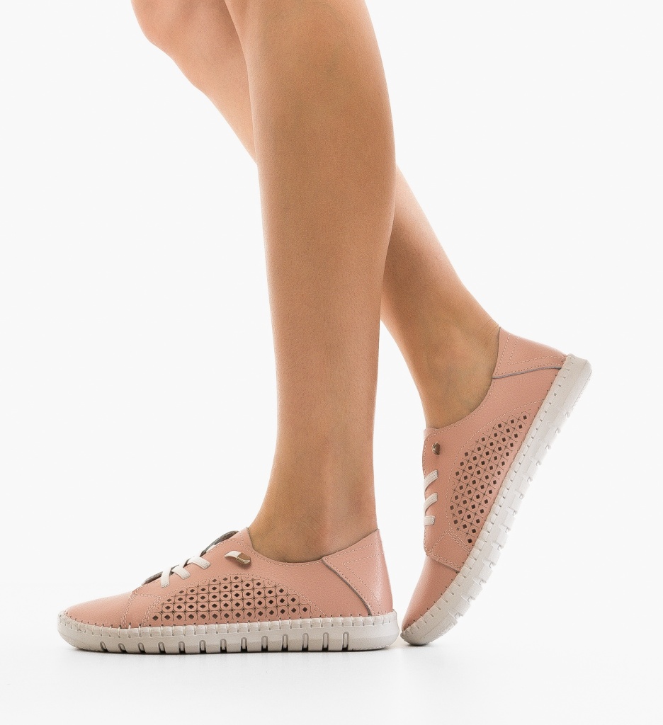 Pantofi Casual Rahima Roz - Confort și Stil - imagine 4