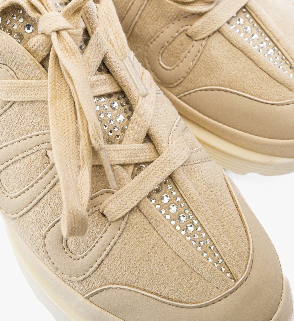 Sneakers Dama Tyler Bej - Confort și Stil Casual - imagine 4