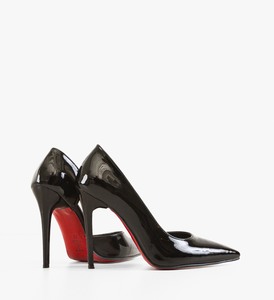 Pantofi Stiletto Jenba Negri | Eleganță și Stil - imagine 4