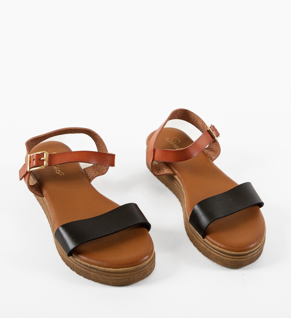 Sandale Patricius Negre Elegante | Confort Garantat - imagine 7