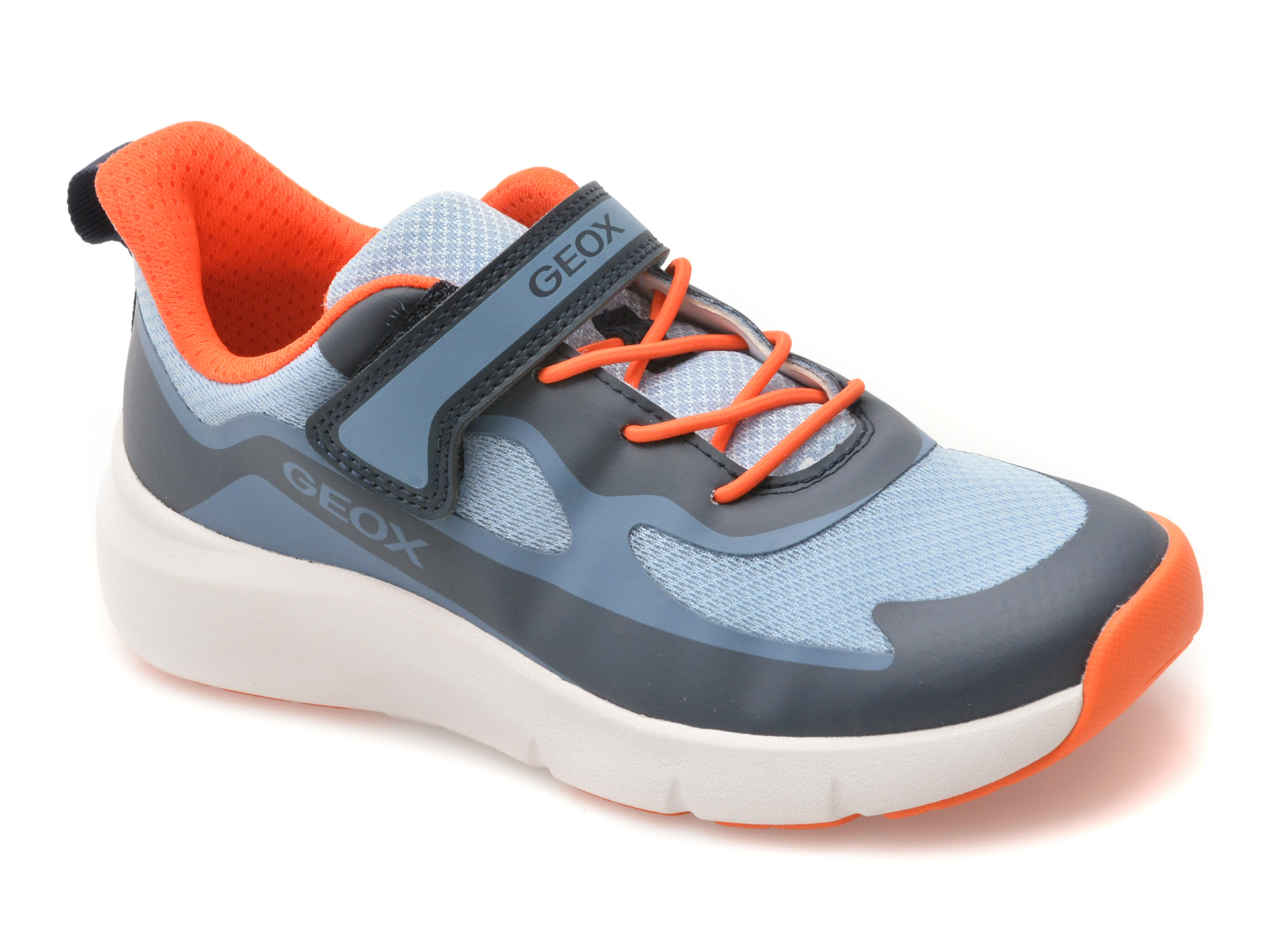 Pantofi Geox băieți, albaștri, textil