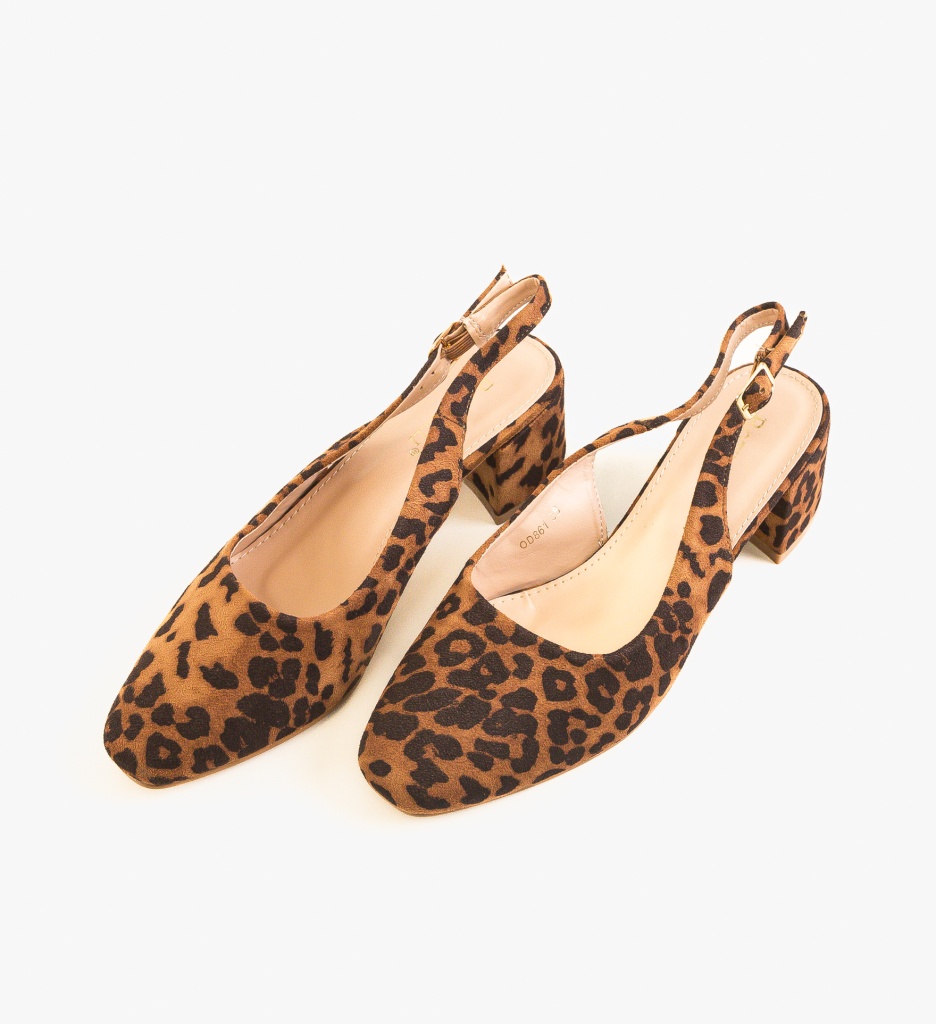 Pantofi cu Toc Kheian Print - Eleganți și Confortabili - imagine 5