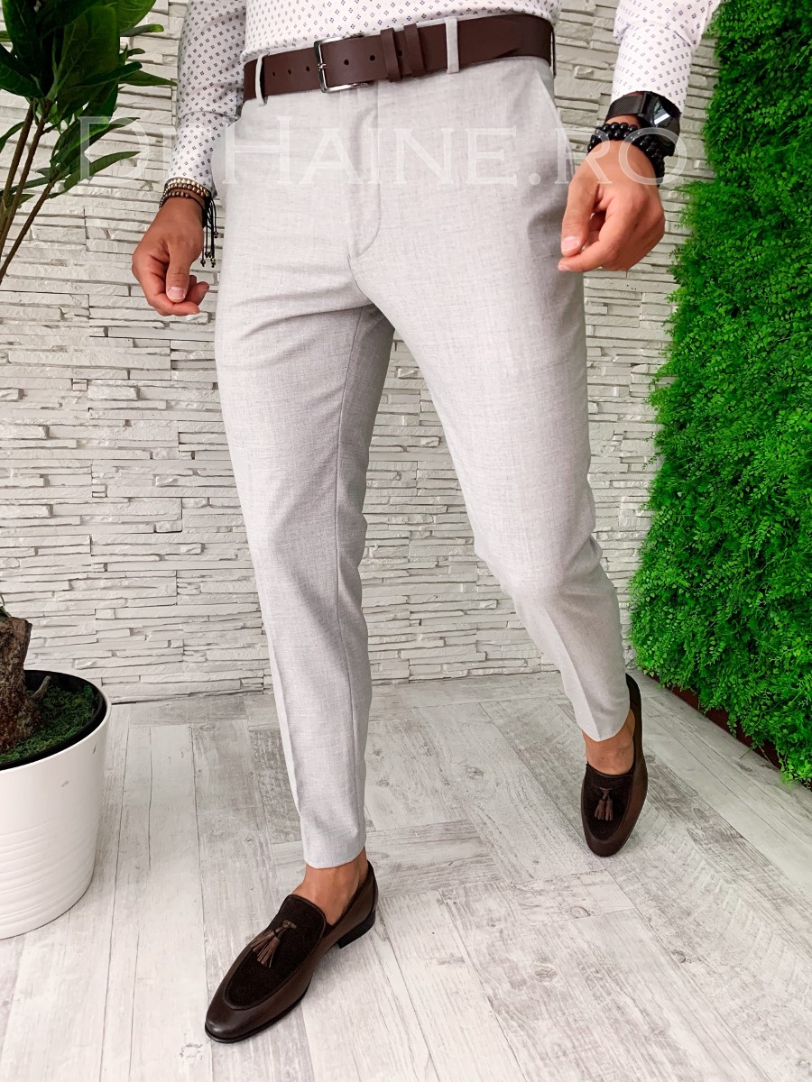 Pantaloni Barbati Eleganti Conici Office ZR A5589