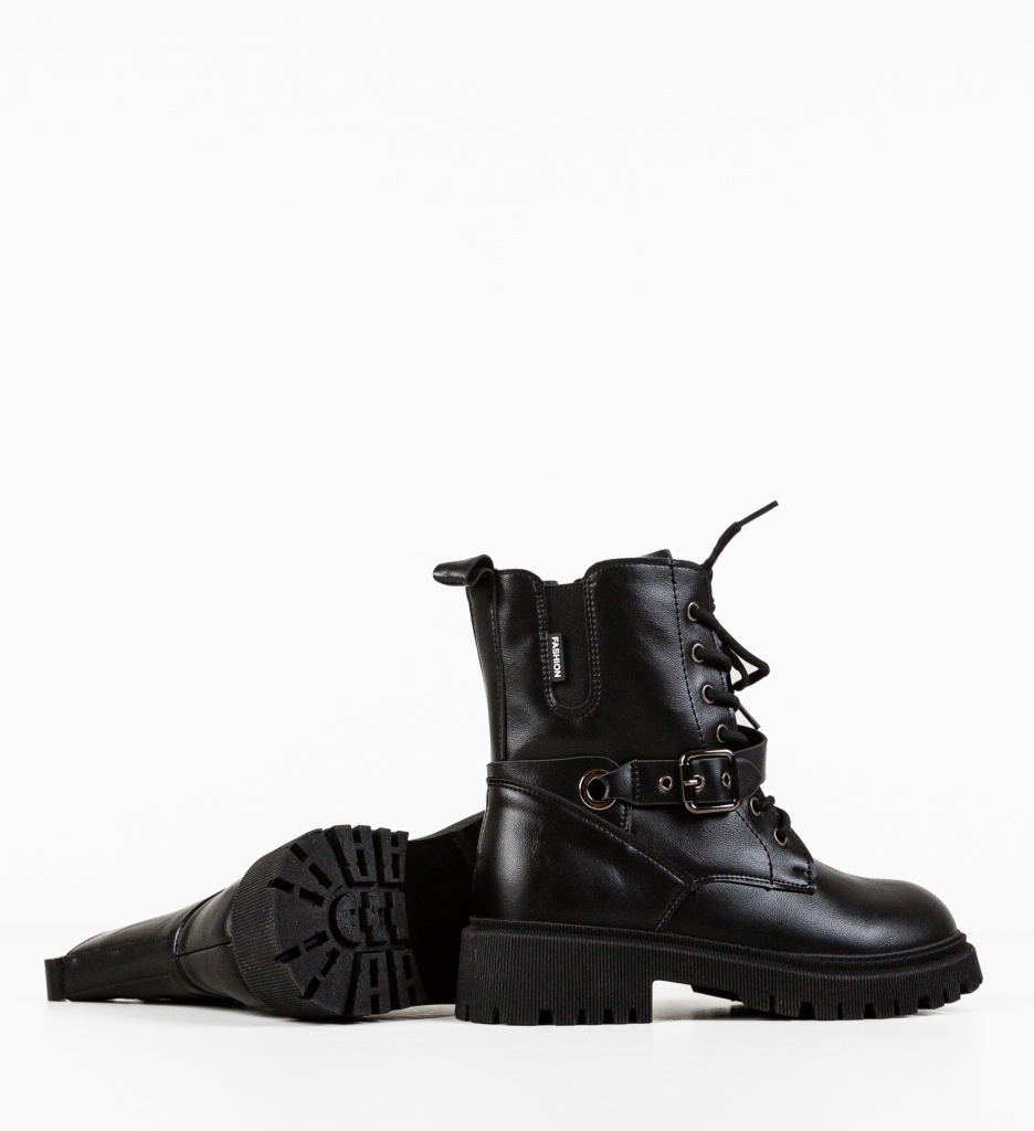 Ghete Dama Wajan Negre | Comode & Elegante - imagine 7